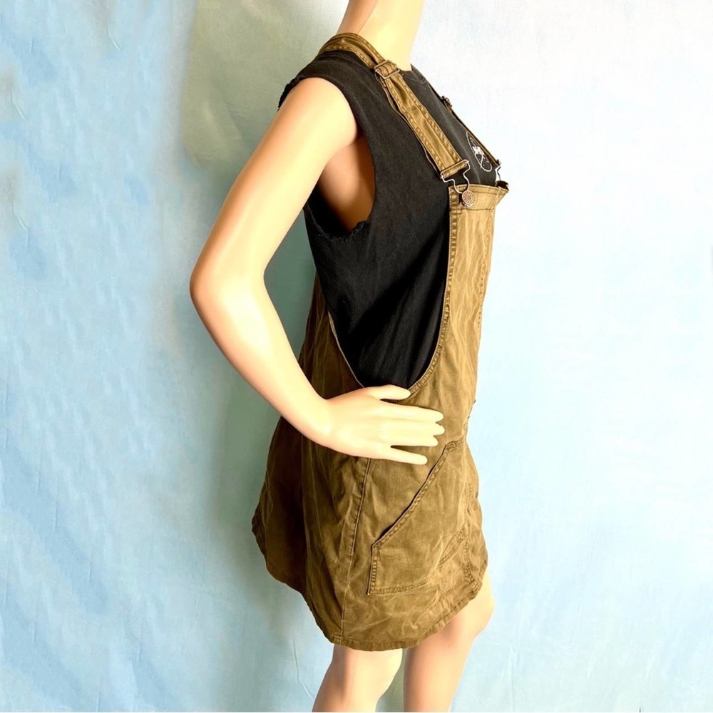 Garage Olive Green Suspender Skirtall - Picture 3 of 3